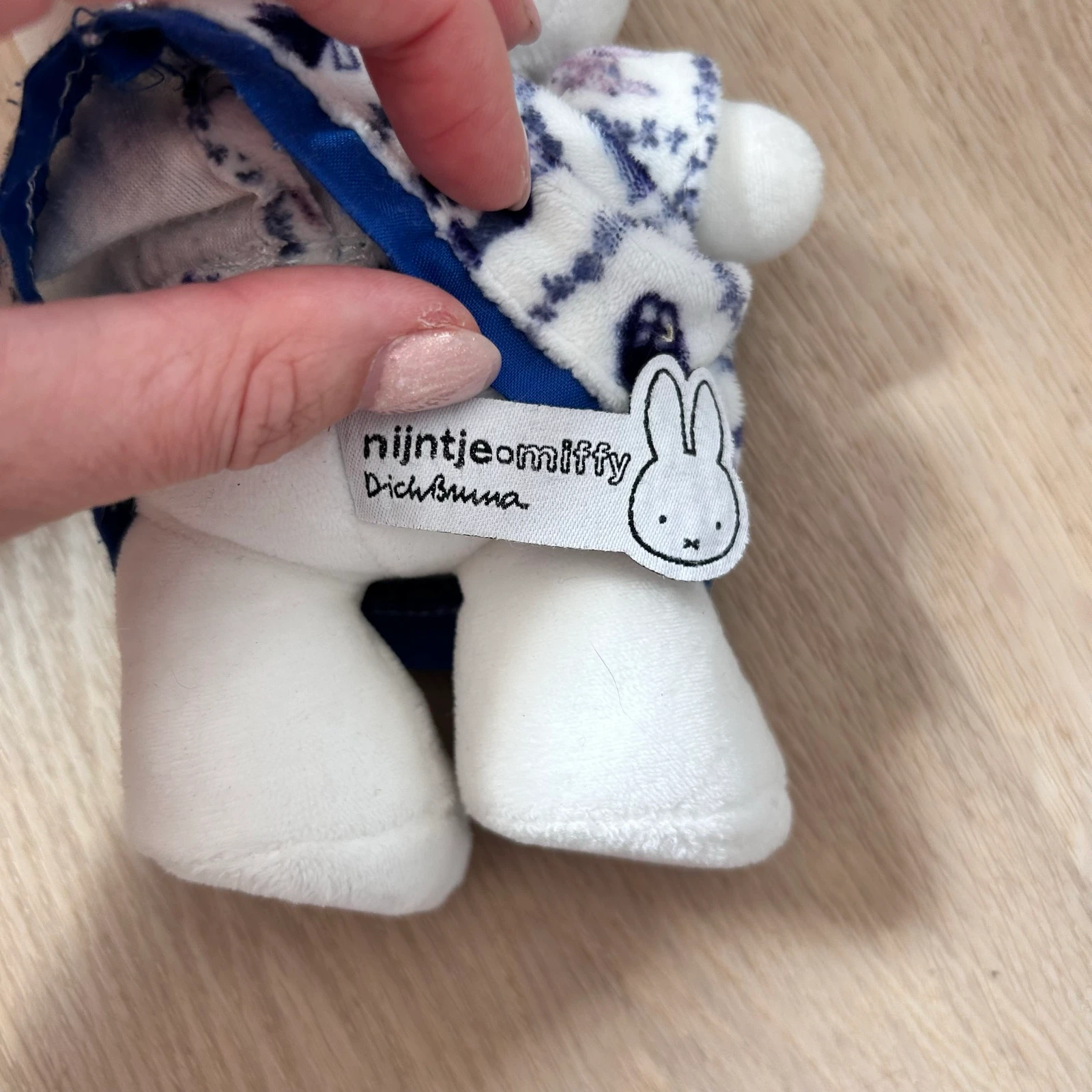 Nijntje (Miffy) Delfts Blauw knuffel 24 cm – Bon Ton Toys – origineel – photo 5